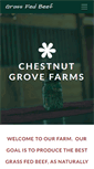 Mobile Screenshot of chestnutgrovefarms.net