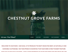 Tablet Screenshot of chestnutgrovefarms.net